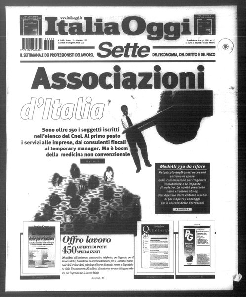 Italia oggi : quotidiano di economia finanza e politica